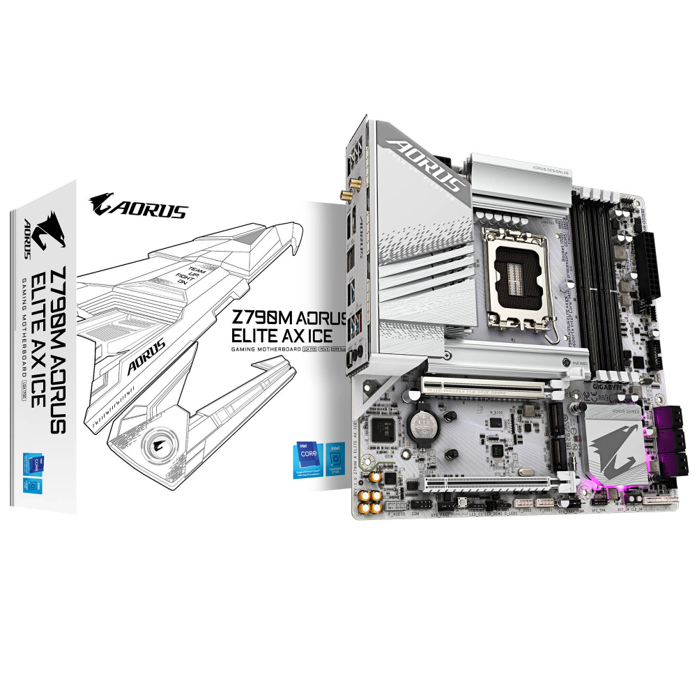 Motherboards GIGABYTE Z790M A ELITE AX ICE