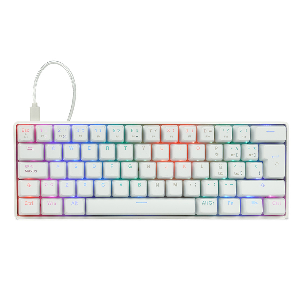 Teclado Mecánico GAME FACTOR KBG560-WH